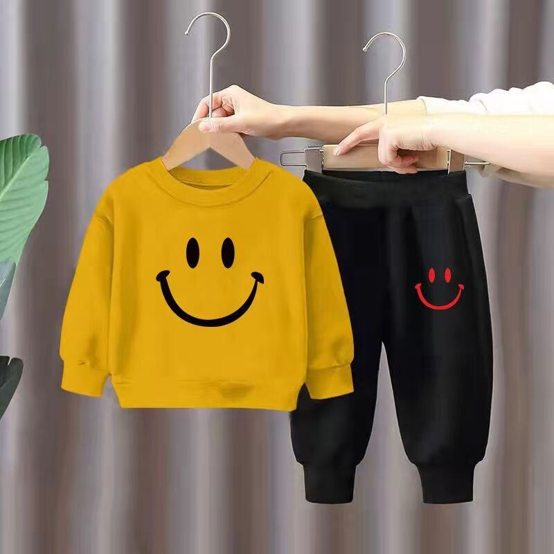 Φθινοπωρινά ρούχα για αγοράκια Μόδα μπλουζάκια και παντελόνια σετ 2 τεμαχίων Παιδικά κορίτσια casual top κάτω φόρμες αθλητικές φόρμες