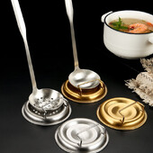 Θήκη για κουτάλια για σούπα από ανοξείδωτο χάλυβα Ράφι για μαχαιροπίρουνα Δίσκος κουταλιού Εστιατόριο Κουτάλα Ράφια Κουζίνα Gadget Δίσκος αποθήκευσης εργαλείων μαγειρέματος