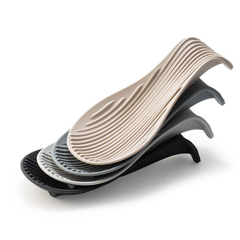 1/4 db szilikon kanál tartó pihenőpárna Konyhai edények Spatula hőálló alátét tálca szigetelő szőnyegek konyhai eszközök