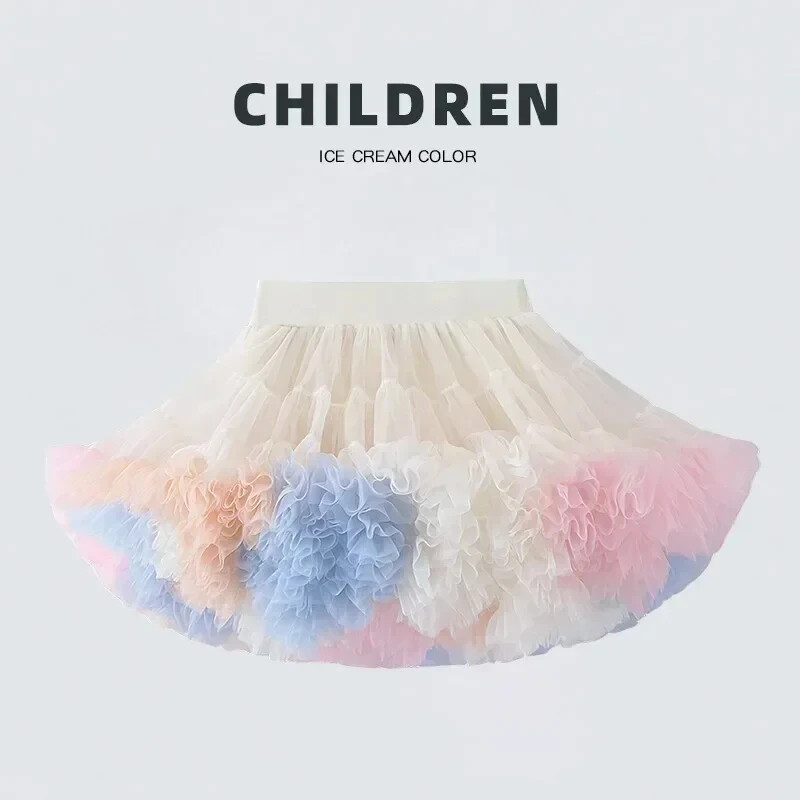 Sijonas kūdikiams Tiulis Vaikiški rūbai Tutu Petti Sijonas Sijonas Vaikiški Drabužiai Princesių Sijonai Sijonas Mergaitėms Kalėdiniai drabužiai