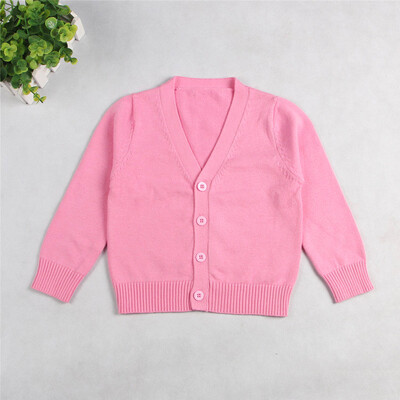 Zīmols Cotton Baby Girls Cardigan Bērnu Džemperis Bērnu Džemperis Bērnu Jaka Meiteņu Virsdrēbes Rudens Mētelis Apģērbs Maziem bērniem