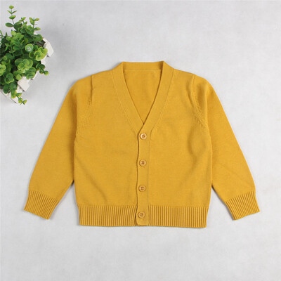 Zīmols Cotton Baby Girls Cardigan Bērnu Džemperis Bērnu Džemperis Bērnu Jaka Meiteņu Virsdrēbes Rudens Mētelis Apģērbs Maziem bērniem