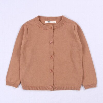 Zīmols Cotton Baby Girls Cardigan Bērnu Džemperis Bērnu Džemperis Bērnu Jaka Meiteņu Virsdrēbes Rudens Mētelis Apģērbs Maziem bērniem