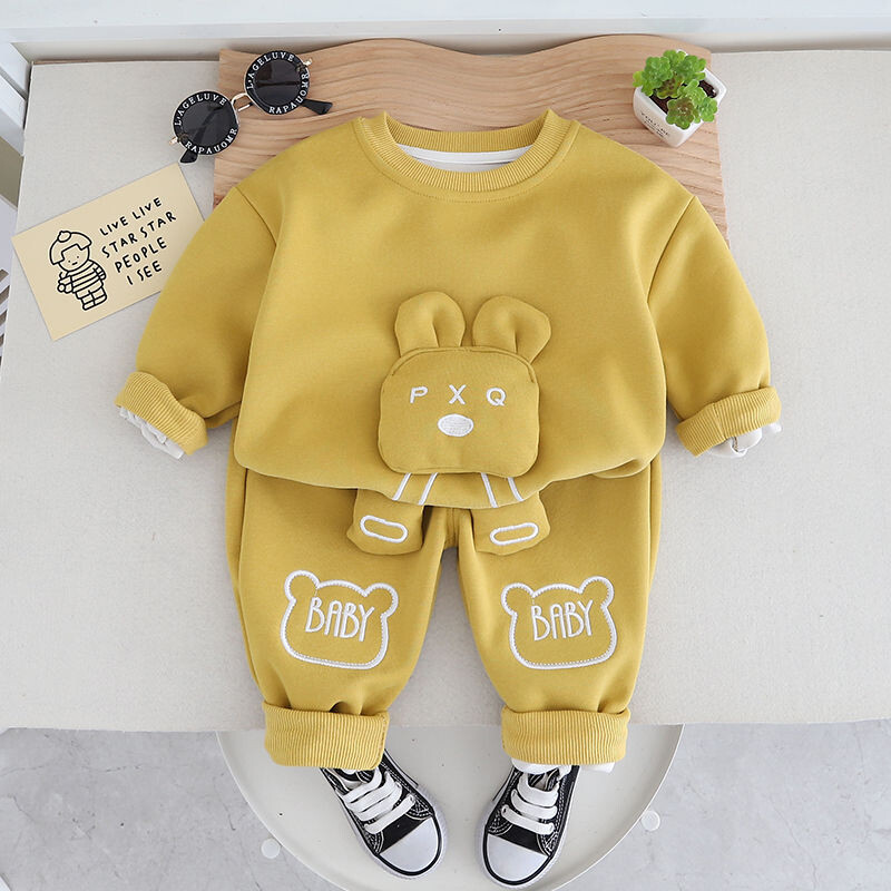 Παιδικό σετ ρούχων 1-7 ετών Αγόρια casual ρούχα Παιδική μόδα Φούτερ και παντελόνι 2 τμχ Βρεφικές φθινοπωρινές χειμερινές φόρμες