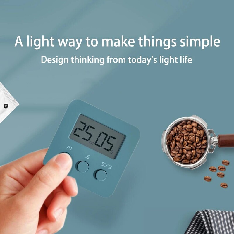 LCD skaitmeninis ekranas virtuvės laikmatis Patvarus minutinės virtuvės gaminimo laikmatis Atgalinės atskaitos kepimas Sportas Žadintuvas Priminimo įrankiai