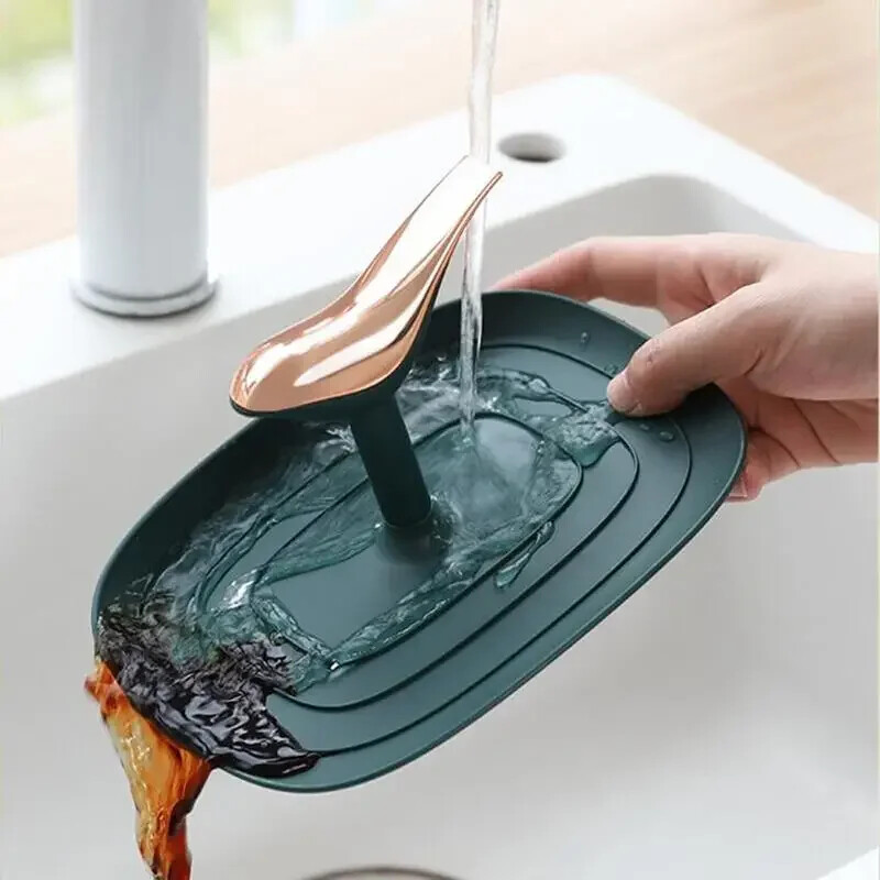 Keptuvės dangčio laikiklis atrama Šaukštai Puodo dangčio atramos Mentele Stovas Virtuvės Patogūs įrankiai Virtuvės įrankiai Priedai Organizatorius