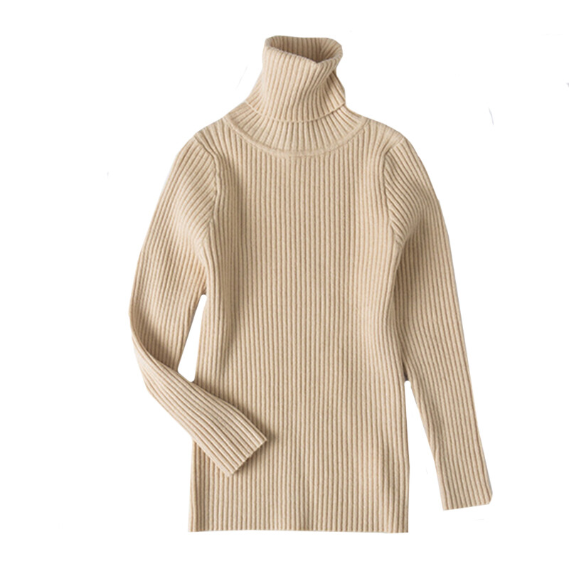 2023. gada zīdaiņu džemperis Bērnu džemperis meiteņu džemperis ar apkakli Rudens ziemas silts zīdaiņu džemperis Slim Basic trikotāžas džemperis