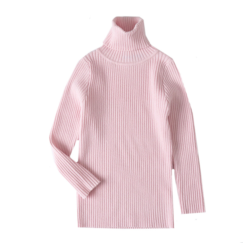 2023. gada zīdaiņu džemperis Bērnu džemperis meiteņu džemperis ar apkakli Rudens ziemas silts zīdaiņu džemperis Slim Basic trikotāžas džemperis