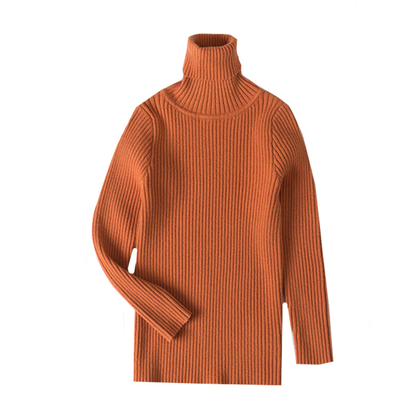 2023. gada zīdaiņu džemperis Bērnu džemperis meiteņu džemperis ar apkakli Rudens ziemas silts zīdaiņu džemperis Slim Basic trikotāžas džemperis