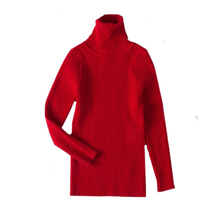 2023. gada zīdaiņu džemperis Bērnu džemperis meiteņu džemperis ar apkakli Rudens ziemas silts zīdaiņu džemperis Slim Basic trikotāžas džemperis