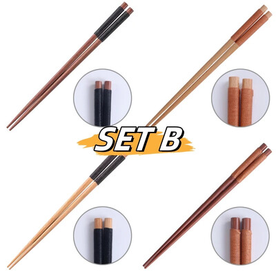 4PCS Radošie japāņu Kazuki irbulīši Iesaiņoti dižskābarža smailie irbulīši, sarkani sandalkoka irbulīši, kas ir pret gāšanu