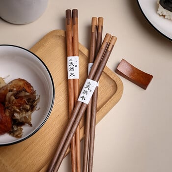 2 ζεύγη ξυλάκια Ιαπωνικά σούσι ραβδιά Creative Splicing Wood Chopstick Σετ Κορεατικά κινέζικα μπαστουνάκια φαγητού Ξύλινα επιτραπέζια σκεύη