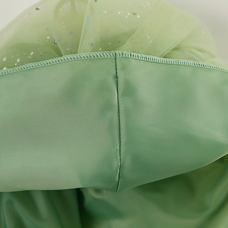 DE PEACH Ljeto Proljeće Tutu suknja od tila za djevojčice Zelena dječja kratka suknja za malu djecu Princess suknje za zabavu