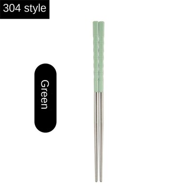 1-5 ζεύγος επαναχρησιμοποιήσιμα κινέζικα ξυλάκια από ανοξείδωτο ατσάλι Αντιολισθητικό ιαπωνικό κινέζικο κορεατικό φαγητό Μεταλλικά μπριζόλες επιτραπέζια μπαστούνια κουζίνας