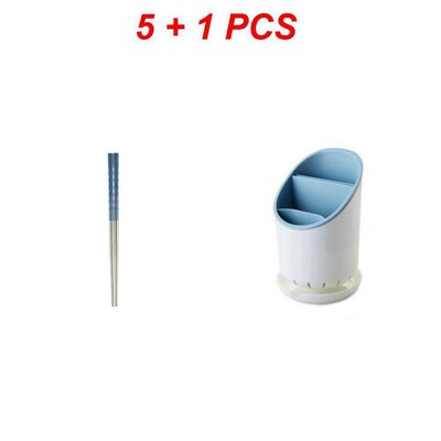 1-5 ζεύγος επαναχρησιμοποιήσιμα κινέζικα ξυλάκια από ανοξείδωτο ατσάλι Αντιολισθητικό ιαπωνικό κινέζικο κορεατικό φαγητό Μεταλλικά μπριζόλες επιτραπέζια μπαστούνια κουζίνας