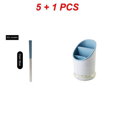 1-5 ζεύγος επαναχρησιμοποιήσιμα κινέζικα ξυλάκια από ανοξείδωτο ατσάλι Αντιολισθητικό ιαπωνικό κινέζικο κορεατικό φαγητό Μεταλλικά μπριζόλες επιτραπέζια μπαστούνια κουζίνας