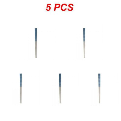 1-5 ζεύγος επαναχρησιμοποιήσιμα κινέζικα ξυλάκια από ανοξείδωτο ατσάλι Αντιολισθητικό ιαπωνικό κινέζικο κορεατικό φαγητό Μεταλλικά μπριζόλες επιτραπέζια μπαστούνια κουζίνας