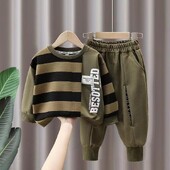 Φόρμα για αγόρια για παιδιά Αγόρια Φούστες και παντελόνια 2τμχ Φθινοπωρινά Σετ Παιδικά Παιδικά 3 4 6 8 10 12 Έτος 2024 Νέο