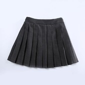 Fuste pentru fete, gri simplu, pentru copii, mini rochie, dulce, mini rochie, haine pentru copii, pentru 2 3 4 6 8 10 12 14 ani OKS194007