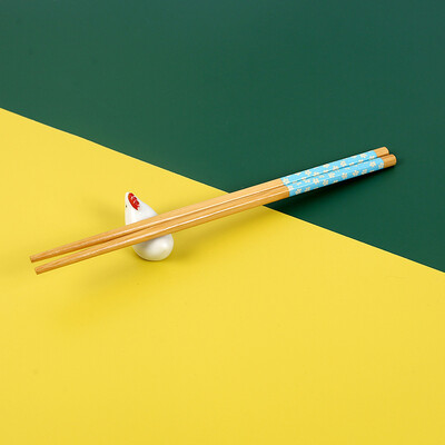 5 paari naturaalsest bambusest söögipulgad, kirss, käsitsi valmistatud terved, mittetoksilised korduvkasutatavad söögipulgad 24 cm pikkused Jaapani stiilis söögipulgad