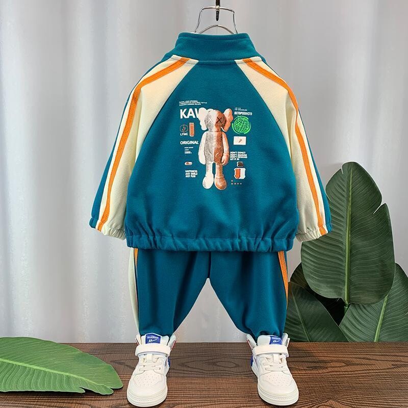 Παιδικό σετ ρούχων 2-9 ετών Αγόρια casual ρούχα Παιδική μόδα φούτερ και παντελόνι 2 τμχ Βρεφικά φθινοπωρινά χειμερινά αθλητικά