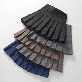 Κορίτσια πλισέ φούστα 2023 Καρό Ρούχα Πριγκίπισσας για πάρτι Σχολικές φούστες Ψηλόμεσες Μαλακές φοιτητικές στολές σε γραμμή Α παιδικά ρούχα