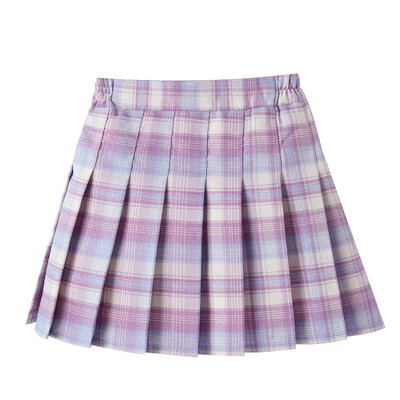 Μίνι γυναικείο φόρεμα καρό φούστα Παιδική μοντέρνα άνοιξη φθινόπωρο νέο στυλ πλισέ φούστα για κορίτσια από βρέφη έως έφηβες