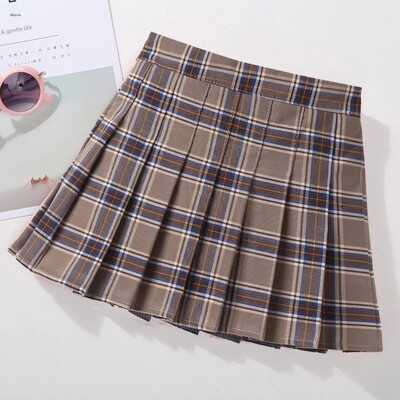 Μίνι γυναικείο φόρεμα καρό φούστα Παιδική μοντέρνα άνοιξη φθινόπωρο νέο στυλ πλισέ φούστα για κορίτσια από βρέφη έως έφηβες