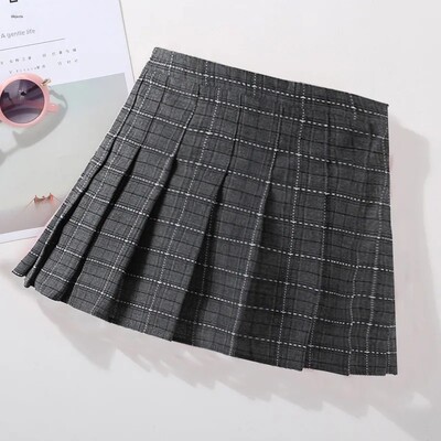 Μίνι γυναικείο φόρεμα καρό φούστα Παιδική μοντέρνα άνοιξη φθινόπωρο νέο στυλ πλισέ φούστα για κορίτσια από βρέφη έως έφηβες
