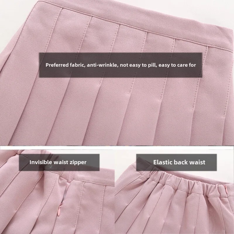 Μίνι γυναικείο φόρεμα καρό φούστα Παιδική μοντέρνα άνοιξη φθινόπωρο νέο στυλ πλισέ φούστα για κορίτσια από βρέφη έως έφηβες