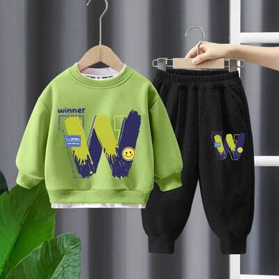 Παιδικό σετ ρούχων 2-10 ετών Αγόρια casual ρούχα Παιδική μόδα Φούτερ και παντελόνι 2 τμχ Βρεφικές φθινοπωρινές χειμερινές φόρμες