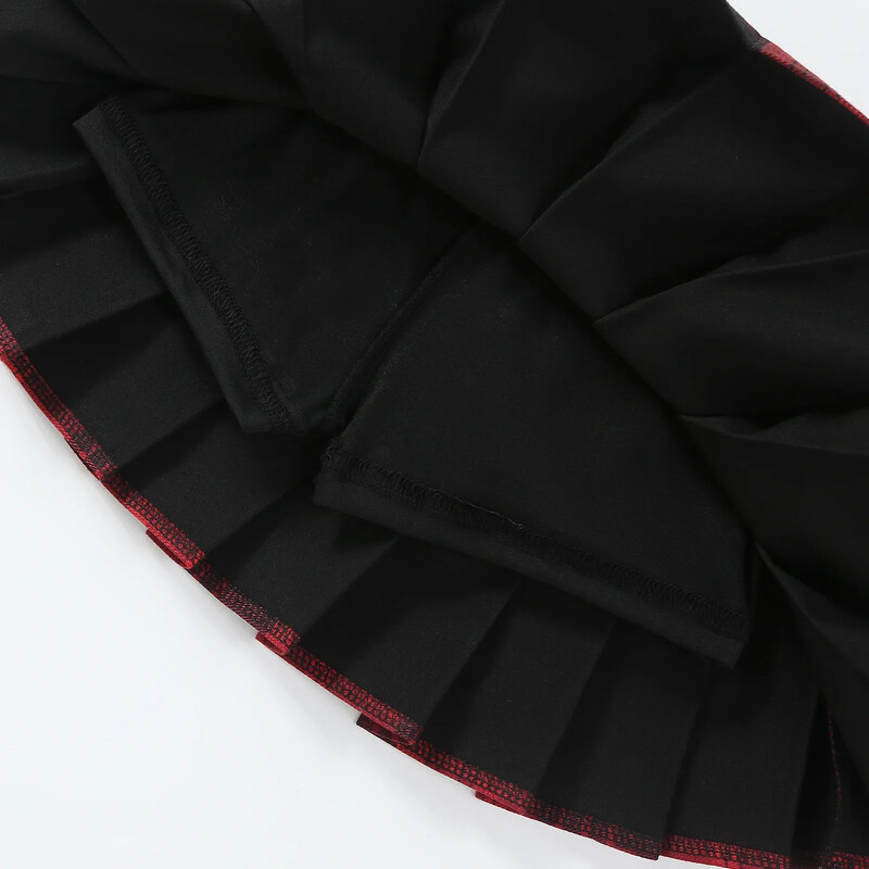 3-15 ετών Χριστουγεννιάτικη πλισέ φούστα gaming κορίτσια Preppy στυλ Ομοιόμορφες φούστες για παιδιά Teen School Dance Group Παιδική φούστα Tutu