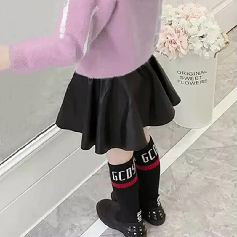 2024 novo proljeće jesen/zima Djevojčice Djeca Dječaci PU suknja udobna slatka odjeća za bebe Dječja odjeća