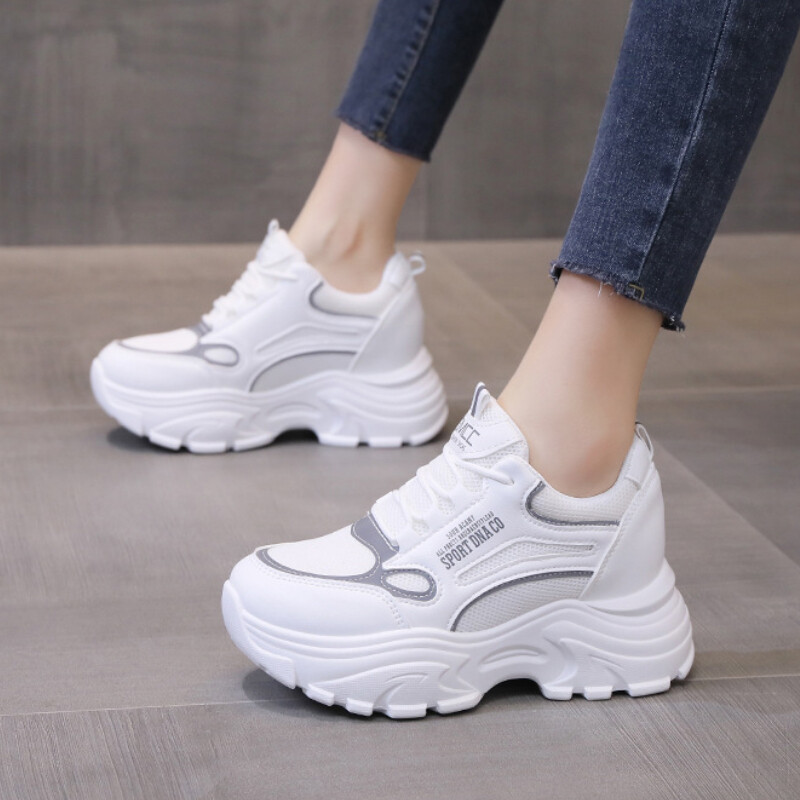 Universalūs storo pado batai tėčiui Moteriški 2023 m. rudens nauji laisvalaikio tinkliniai batai Orui pralaidūs bėgimo sportiniai moteriški batai Zapatos Mujer