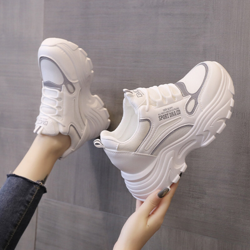 Universalūs storo pado batai tėčiui Moteriški 2023 m. rudens nauji laisvalaikio tinkliniai batai Orui pralaidūs bėgimo sportiniai moteriški batai Zapatos Mujer