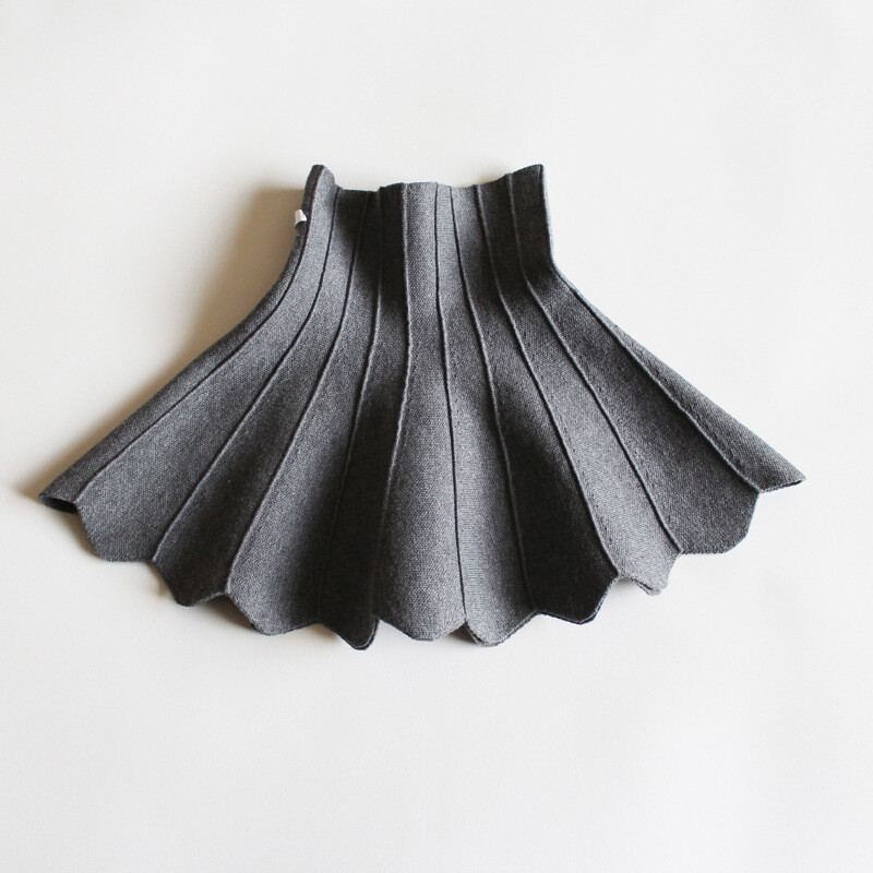 DE PEACH Jesen Zima Dječje pletene plisirane suknje za djevojčice Dječja mini tutu suknja visokog struka Princeza Dječja odjeća 2-12 godina