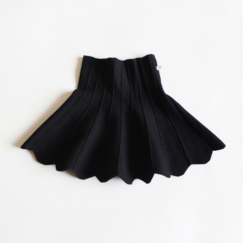 DE PEACH Jesen Zima Dječje pletene plisirane suknje za djevojčice Dječja mini tutu suknja visokog struka Princeza Dječja odjeća 2-12 godina
