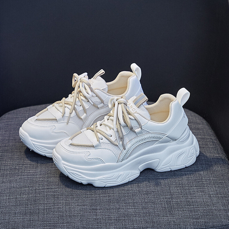 Baltas kurpes Sieviešu kedas 2022. gada rudens Jaunumi Sieviešu sporta skriešanas apavi Tīkla elpojoši trenažieri Tenisa sieviešu apavi