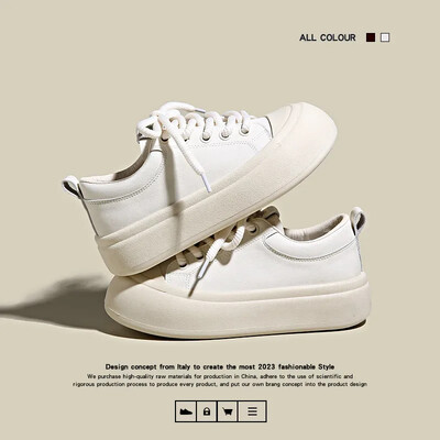 Γυναικεία Αθλητικά Παπούτσια Βουλκανιζέ Φθινοπωρινά αναπνεύσιμα Casual Επίπεδα μονόχρωμα Παπούτσια Γυναικεία Πλατφόρμα για τρέξιμο Zapatillas Mujer