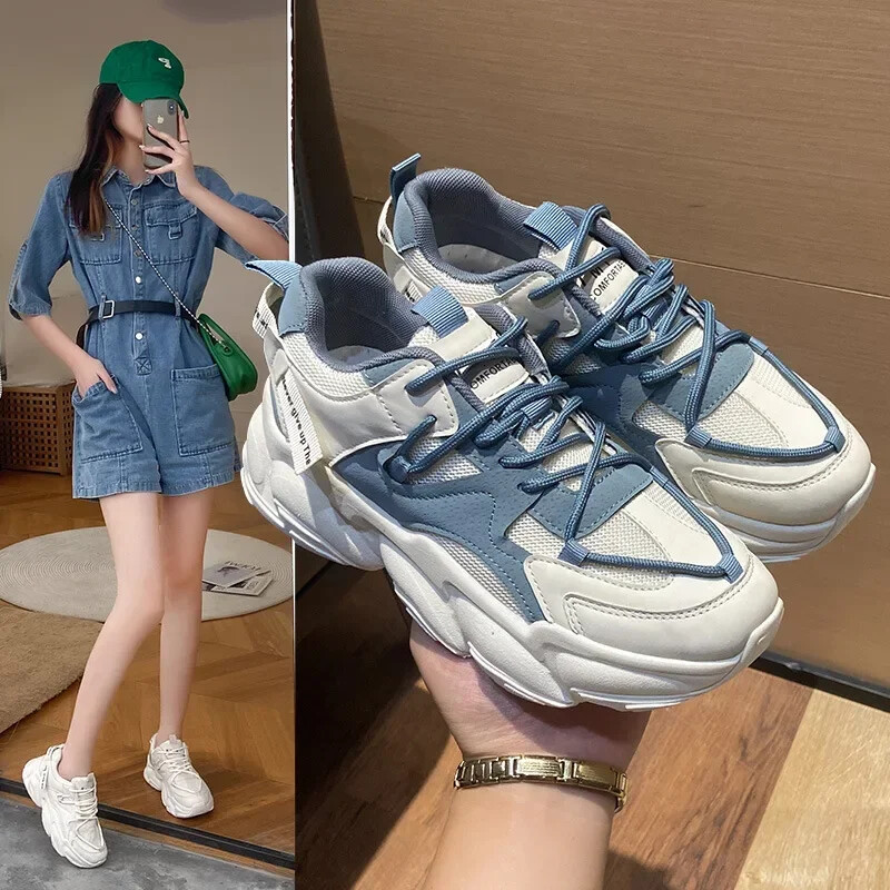 Pantofi de alergare în aer liber pentru femei Pantofi cu plasă respirabilă Pantofi anti-alunecare ușoare Sporti confortabili ocazional Pantofi vulcanizați