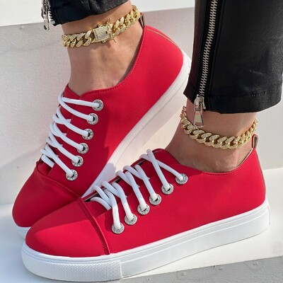 Ευρωπαϊκά και αμερικανικά μοντέρνα παπούτσια μονό 2024 Νέα δαντέλα με ρηχό στόμα Απλή γυναικεία αθλητικά Ευέλικτα μονό παπούτσια Zapatos Mujer