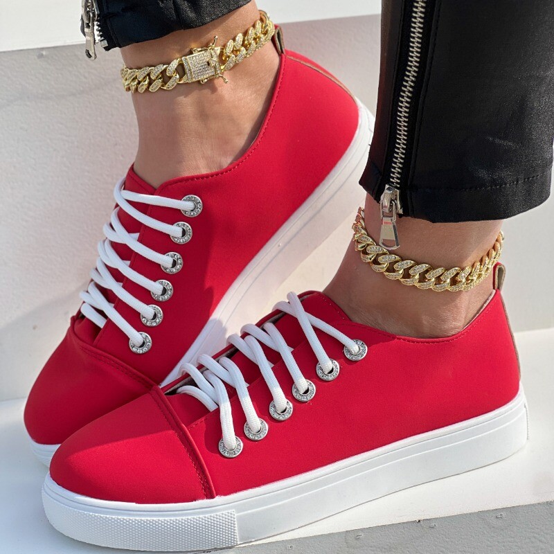 Ευρωπαϊκά και αμερικανικά μοντέρνα παπούτσια μονό 2024 Νέα δαντέλα με ρηχό στόμα Απλή γυναικεία αθλητικά Ευέλικτα μονό παπούτσια Zapatos Mujer