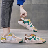 Sieviešu sporta apavi Modes Krāsu Atbilstoši Šņorīti Plakani Skriešanas Apavi Sieviešu kedas Ērti Trenažieri Sieviešu apavi