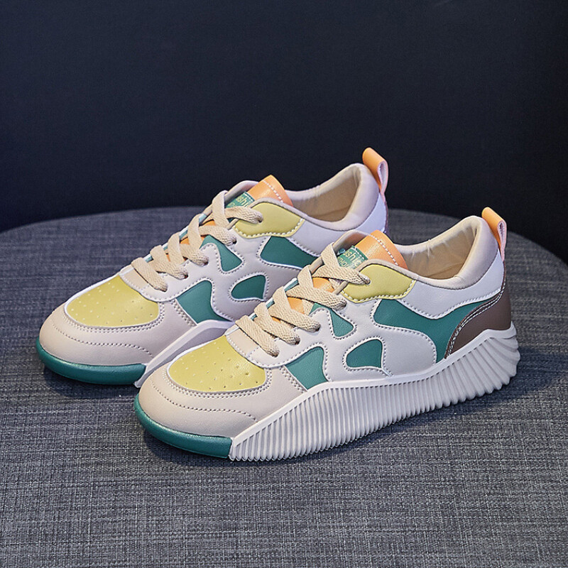 Sieviešu sporta apavi Modes Krāsu Atbilstoši Šņorīti Plakani Skriešanas Apavi Sieviešu kedas Ērti Trenažieri Sieviešu apavi