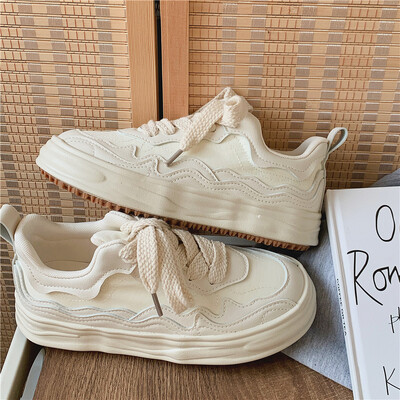 Apavi Sieviešu Zīmols Ādas Dizaineris Sievietēm Pavasaris Rudens Vulkanizētas Kurpes Apavi Šņorējamas Ikdienas Sieviešu Plakanie Apavi Jaunums