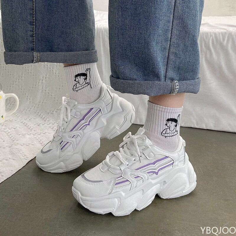 Sieviešu Tenis kedas Plakanas Modes Āra Kurpes Sieviešu Šņorējamas Sieviešu Apavi Sieviešu Apavi Ērti Sieviešu Izmērs 40