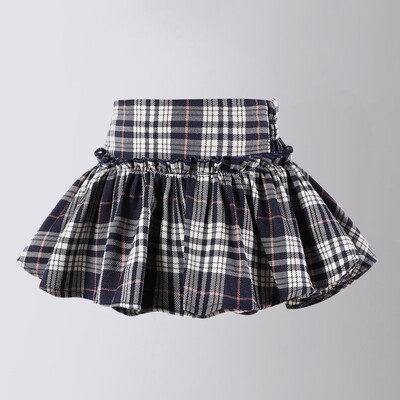 Paauglių moksleivių mergaičių languotas sijonas vasaros koledžo stiliaus aukštu juosmeniu, plonas, tinkamas šokiams, A formos trumpas sijonas vaikams 6 8 10 12 metų