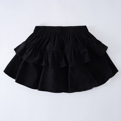 3-12 éves lányok A-vonalú redőzött mini szoknya bébi tipegő tinédzser lányoknak rövid szoknyák gyerekeknek kordbársony szoknyák gyerekruhák