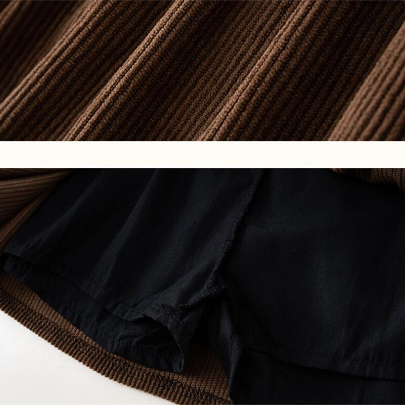 3-12 éves lányok A-vonalú redőzött mini szoknya bébi tipegő tinédzser lányoknak rövid szoknyák gyerekeknek kordbársony szoknyák gyerekruhák