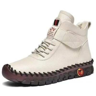 Ženske čizme Zimske gležnjače Ručno rađeni konac za šivanje Mum Pamučne cipele 2024 Nove vodootporne kratke čizme za snijeg Botas